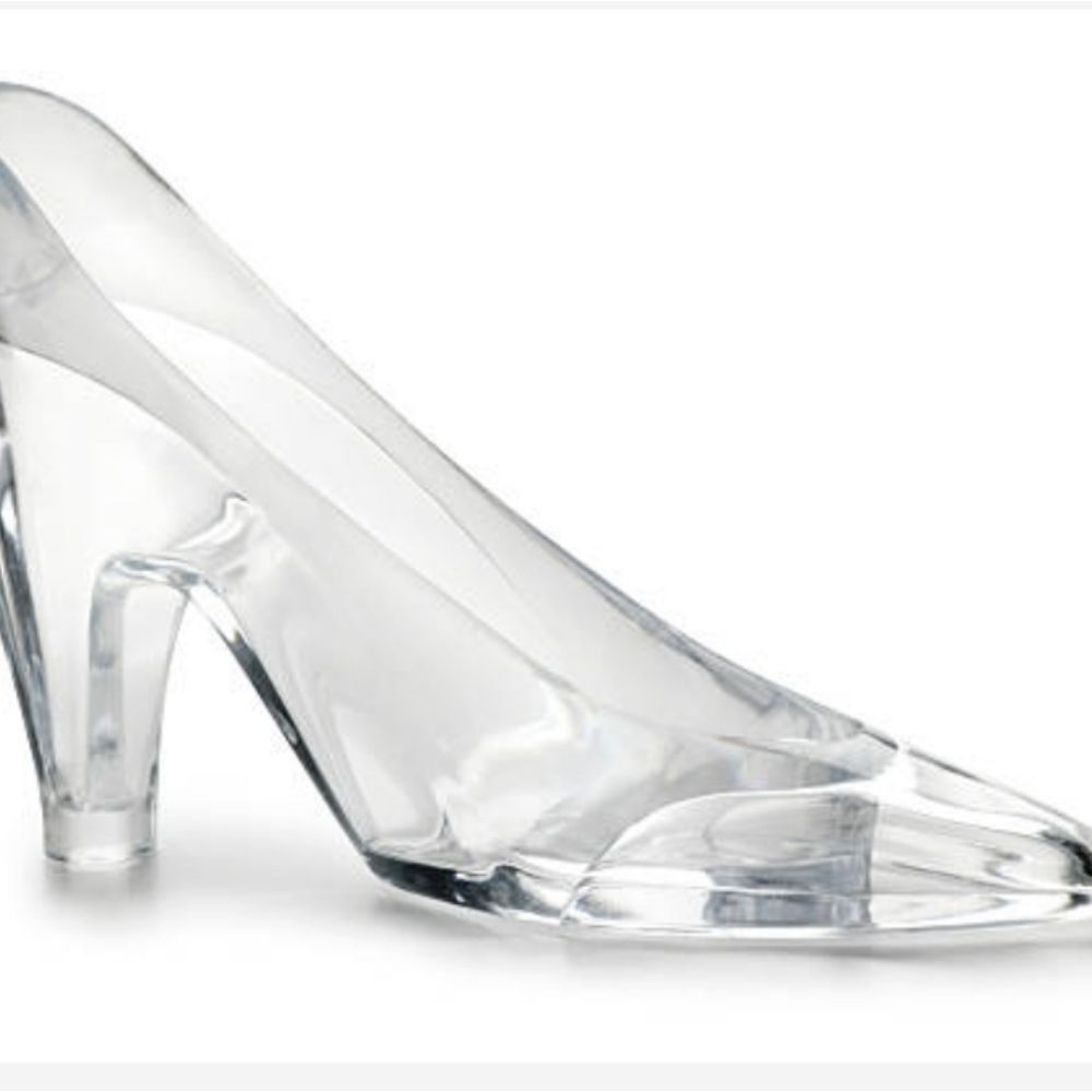 Bohemia Glass Stilletto Slipper Decor